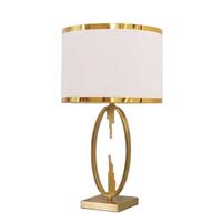 Lampe de table lumineuse de luxe en métal pour lit de chambre à coucher Lampes LED pour restaurant bar Atmosphère Lampe de table à LED de luxe
