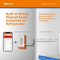 Elitech-Termómetro higrómetro con Bluetooth, registrador de datos, 100000 puntos de temperatura, refrigeración, piezas de intercambio de calor