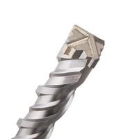 Foret à maçonnerie SDS-PLUS JIEDA TOOL de haute qualité, tête en carbure de tungstène YG8C, construction en acier 40CR, longueur 260 mm pour perceuses