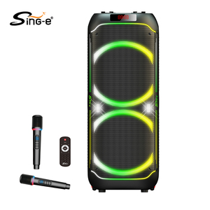 Altavoz Inalámbrico Portátil para Exteriores de 300W con Luces Multicolor y Múltiples Modos de Reproducción, Ideal para Actividades al Aire Libre - Product Image 1