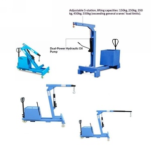Legless counterweight manual hydraulic <b>crane</b> counterweight all-electric single-arm <b>crane</b> manual hydraulic small <b>crane</b> - Product Image 2