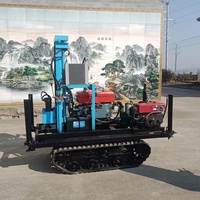 Machine de forage hydraulique pour puits en eau profonde, fabriquée en chine, Machine de forage de trous rotatifs Diesel de 22 cv