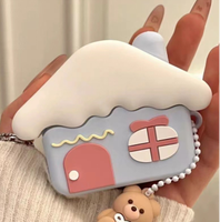 Coque Souple en PVC Mignonne et Amusante, Protection Intégrale pour Airpods 4ème Génération 2024 avec Annulation Active du Bruit
