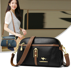 Fashion New Designer Crossbody <b>Bags</b> High Quality PU <b>Leather</b> Shoulder Messenger <b>Bag</b> Casual Totes Luxury Women Handbags and Purses - Product Image 2