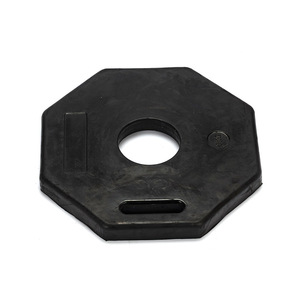 Poteau de signalisation routière Hongji RD10-R2 en caoutchouc, cône mince à fixation au sol, produit d'avertissement routier - Product Image 3