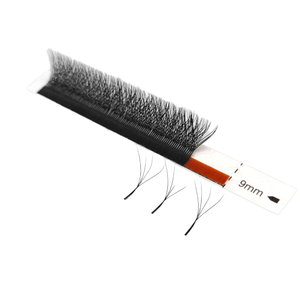 Cils synthétiques en forme de W 3D 4D <span class=keywords><strong>5D</strong></span> effet wispy pour extensions de cils volume croisé, marque OEM en marque blanche - Product Image 1
