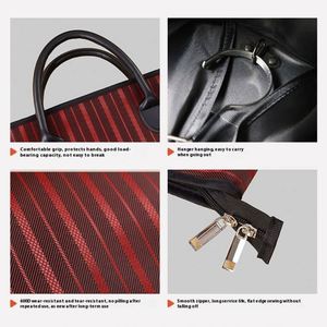 Housse de costume de voyage haut de gamme en tissu Oxford, recyclable, avec fermeture éclair, sac de rangement élégant pour veste, idéal comme cadeau - Product Image 3