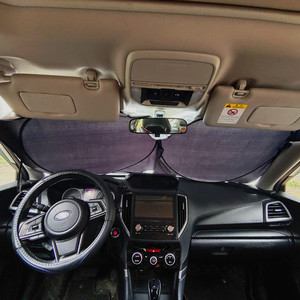Nouvel Pare-Soleil Pliable ULK avec Protection UV et Revêtement Argenté, Couleurs et Logos Personnalisables pour Vitres de Voiture - Product Image 2