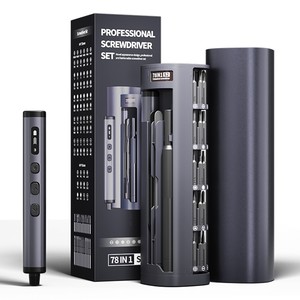 <span class=keywords><strong>JIAFA</strong></span> – Kit de tournevis électrique 78-en-1 avec 5 vitesses de couple, écran LED et USB-C pour réparation de téléphones - Product Image 1