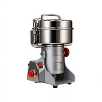 MJ 2500g Nouveau Mini Moulin à Farine et Broyeur Domestique 3600W 110/220V 40kg/h pour Maïs Riz Arachides Soja Noix Cacao Café