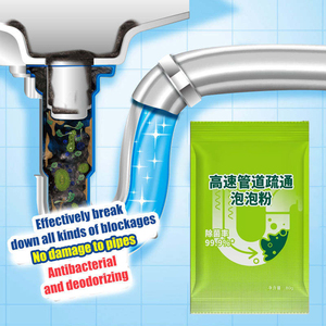 Polvere detergente per scarichi di alta qualità, non nociva, agente sbloccante per tubi del <span class=keywords><strong>bagno</strong></span>, polvere detergente per lavandini. - Product Image 1