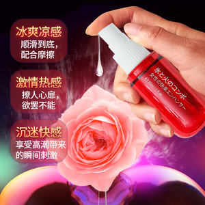 Gel Orgasme Wanita Ice Fire Ramah Lingkungan Berbahan Alami Murni Cairan Peningkat Klimaks 30ML Merek Chuanjing untuk Dewasa - Product Image 3
