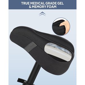 Cómoda funda para SILLÍN de bicicleta, cojín para asiento de bicicleta acolchado con Gel para ciclismo interior y exterior, Material de espuma PU para ejercicio de montaña - Product Image 6