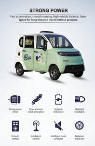 Sıcak satış aralığı 2/4 koltuklu 4x4 çin akıllı lüks Ev yeni enerji yetişkinler araçlar Mini elektrikli araba - Product Image 6