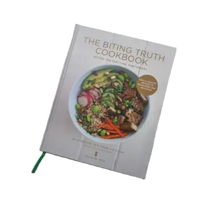Nhà máy sản xuất Giao hàng nhanh Cookbook bìa cứng đầy đủ màu sắc cuốn sách in ấn tùy chỉnh Công thức cuốn sách