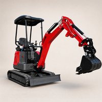 Mini-excavatrice sur chenilles Hanhui de 2,0 tonnes pour l'agriculture, livraison gratuite, certifiée CE EPA, faible coût d'entretien