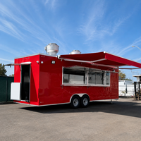 Remolque de Comida Móvil Personalizado, Remolque de Comida Rápida, Carrito de Café, Cocina Totalmente Equipada, Remolque de Catering para Barbacoa