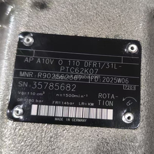 Zhenyuan a10vso loạt a10vo 100 ed73/31l-vsc12k68p + a10vo28ed73/31l-vsc12 n00p thủy lực piston bơm đôi - Product Image 6