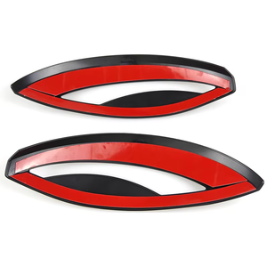 Tout nouveau plastique ABS brillant et noir mat couleur paupière en colère pour <span class=keywords><strong>Fiat</strong></span> 500 <span class=keywords><strong>Abarth</strong></span> 696 <span class=keywords><strong>595</strong></span> avec couvercle de rondelle lampe frontale uniquement - Product Image 6