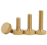 Different Shapes Brass Copper Metric Thumb Screw Knob M8x16mm