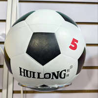 Ballon de football en caoutchouc durable et imperméable à haute élasticité pour l'entraînement en plein air et le match des jeunes