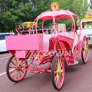 4 Roues Mariage Royal Mariage de Noël Voiture tirée par des chevaux Buggy Sightseeing Vintage <span class=keywords><strong>Pedal</strong></span> <span class=keywords><strong>Horse</strong></span> Carriages Carts à vendre - Product Image 6