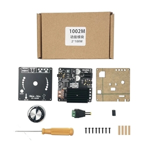 Placa Amplificadora de Audio Personalizada <span class=keywords><strong>ZK</strong></span>-<span class=keywords><strong>1002M</strong></span> 100W+100W, Amplificador Estéreo, Amplificador para Cine en Casa, AUX, USB, Módulos de 100W*2 - Product Image 6