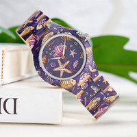 Montre unisexe en bois à quartz avec cadran à aiguilles classique, fabrication artisanale, logo personnalisé, conception de marque OEM, commande à faible quantité, vente en gros