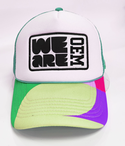 Casquette Trucker en Mousse Brodé Personnalisé Premium 2026 – Haute Qualité, 5 Panneaux, Performance, Style Plage, Unisexe, Réglable, Asymétrique - Product Image 3