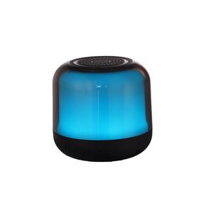 Enceinte Bluetooth sans fil tendance avec lampe de chevet musicale, lumière blanche chaude à intensité variable et changement de couleur RVB - Product Image 2