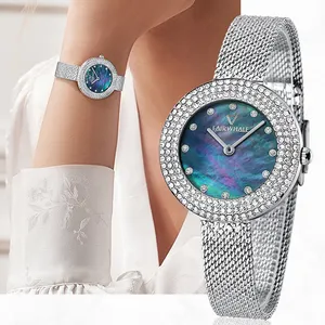 Popular Design Fashion Female Watch Stainless Steel Case Wrist Watch Women Quartz Wristwatch Elegance Girl Watches