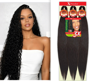 3X Cabello Preestirado EZ para Trenzas de 52 Pulgadas, 300g, Pre-Plumado, Trenzas Box Knotless Suaves para Mujeres Negras Africanas, Venta al por Mayor - Product Image 6