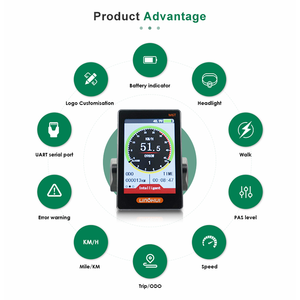 Afficheur LED P9 pour Vélo Électrique – Pièces Détachées pour E-Bike 36V – Compteur <span class=keywords><strong>de</strong></span> Batterie P9 – Vente en Gros - Product Image 6