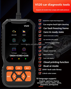 Phổ OBD xe thiết bị chẩn đoán Pin Tester Scanner V520 lỗi bộ giải mã 12V Xe thiết bị chẩn đoán Dịch vụ thiết bị - Product Image 3