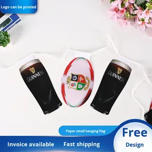 Özel Şekilli Reklam Tanıtım Kağıt Malzemeden Yapılmış, Bira Festivali İçin Özelleştirilmiş Baskılı Askılı Bayrak - Product Image 4