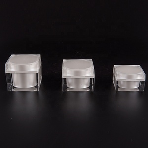 Venta de tarros de plástico para cosméticos, vacíos, hermosos, de lujo, acrílico, <span class=keywords><strong>1</strong></span> <span class=keywords><strong>Oz</strong></span> - Product Image 3