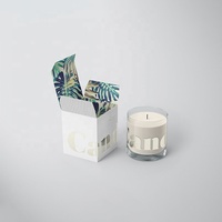 Boîte en papier d'emballage de bouteille jetable avec logo personnalisé imprimé, produits d'assainisseur d'air, emballage de produits de fenêtre, boîte à bougies à bulles