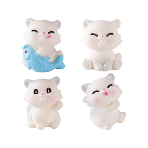 Figurines d'animaux mignons et ludiques Weij Landscape, ensembles de boîtes mystères, accessoires, petits ornements pour voiture et bureau - Product Image 5