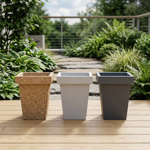 Ventes en gros de jardinières et pots de fleurs en plastique modernes pour plantes et fleurs, pour l'intérieur et l'extérieur - Product Image 2