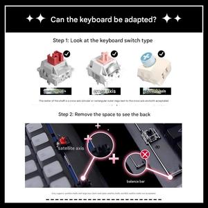 Ensemble de touches de clavier Yixuan Anime Zenless Zone Zero PBT 108 touches - Sublimation 5 faces, compatible avec les interrupteurs <span class=keywords><strong>MX</strong></span> pour tous les claviers à touches croisées - Product Image 4