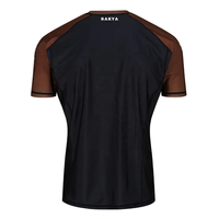 T-shirt de compression à manches courtes personnalisé avec logo de surf MMA, rashguard de jiu-jitsu sublimé, créez votre propre rashguard de BJJ