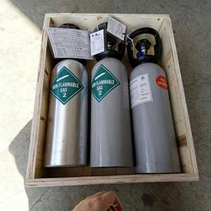 Cilindro de <span class=keywords><strong>Gas</strong></span> de Calibración de Aluminio de 1.6L-10L, Botella de <span class=keywords><strong>Gas</strong></span> Vacía de Alta Presión, Cilindro Recargable con Válvula C10 para Laboratorio - Product Image 4