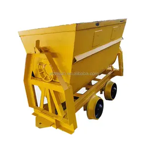 Underground side metal dump mining mine rail car