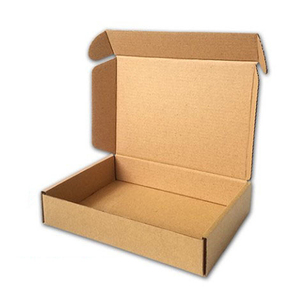 Caja de avión de varios tamaños corrugado Kraft barato, ropa interior en relieve personalizada, cajas de papel de embalaje para regalos, cartón - Product Image 2