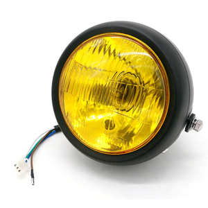 Phare avant Vintage pour moto Sportster Chopper Bobber Retro moto Cafe <span class=keywords><strong>Racer</strong></span> <span class=keywords><strong>Royal</strong></span> <span class=keywords><strong>Enfield</strong></span> Scrambler - Product Image 3