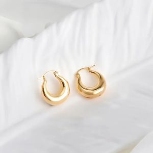 Pendientes Xinfly Personalizados de Oro Amarillo de 18K con Forma de Gota de Agua, Joyería Simple AU750 para la Parte Delantera de la Oreja - Product Image 2