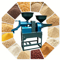 Décortiqueuse de riz et broyeur de céréales sur mesure, 130 kg/h à 150 kg/h, avec marquage CE pour l'UE