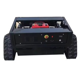 เครื่องตัดหญ้าคุณภาพสูง ได้รับการรับรองมาตรฐาน CE แบบตีนตะขาบ สำหรับงานเกษตรกรรม ควบคุมด้วยรีโมทไฟฟ้า - Product Image 3