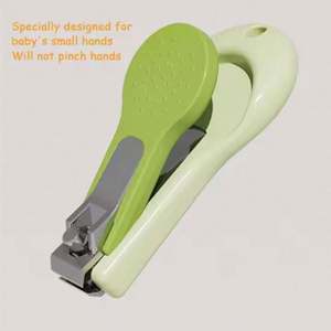 Ensemble de soins pour bébé, coupe-ongles pour manucure, fournitures pour bébé, coupe-ongles électrique de haute qualité, coupe-ongles de sécurité, acier inoxydable - Product Image 5