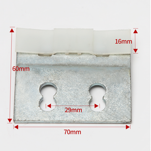 Piezas de Ascensor QKS9, Guía de Pie para <span class=keywords><strong>Puerta</strong></span>, Deslizador de <span class=keywords><strong>Puerta</strong></span> para Piso de Vestíbulo - Product Image 3